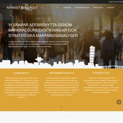 Market - Insights startsida 2019