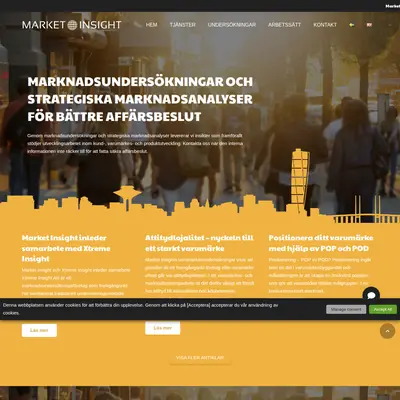 Market - Insights startsida 2022