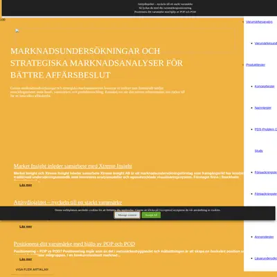 Market - Insights startsida 2026