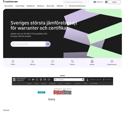 Börsanalys startsida 2026