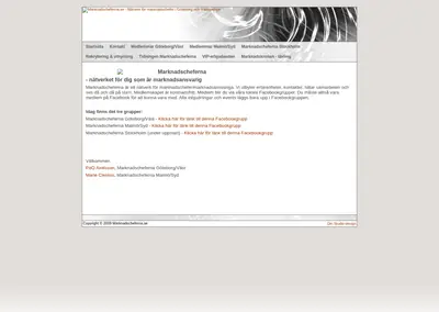Marknadscheferna startsida 2012