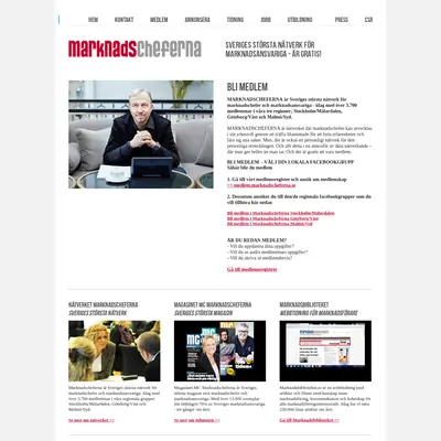 Marknadscheferna startsida 2016