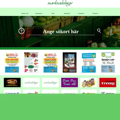 marknadsdagar.se startsida 2018