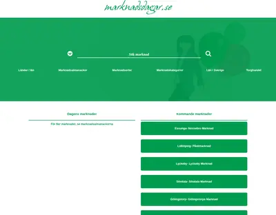marknadsdagar.se startsida 2024