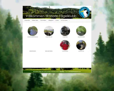 www.marksfagelklubb.se startsida 2008