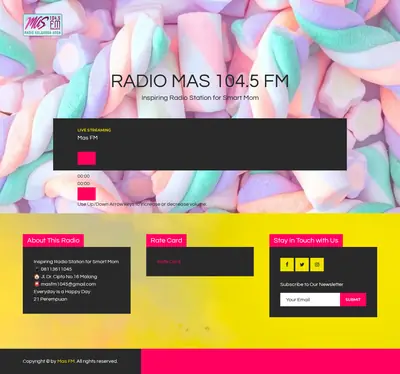 Mas FM startsida 2021