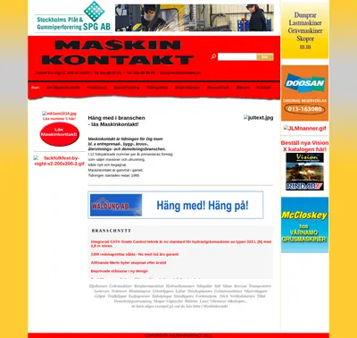 Maskinkontakt startsida 2015