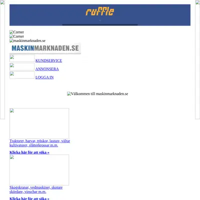 Maskinmarknaden startsida 2007