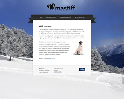 Mastiff Bladet startsida 2019