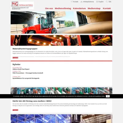 www.materialhanteringsgruppen.se startsida 2016