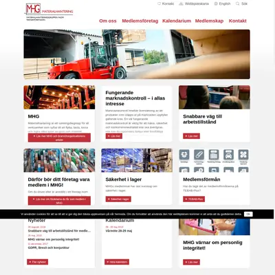 www.materialhanteringsgruppen.se startsida 2019