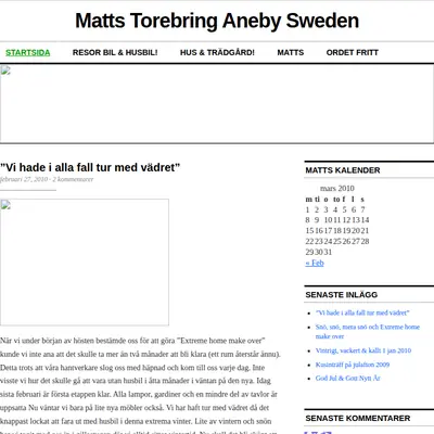 mattstorebring.se startsida 2010