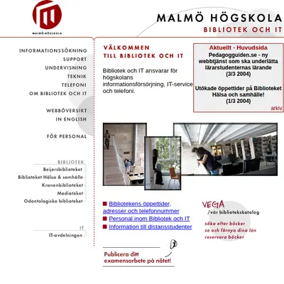 Mau TV startsida 2004
