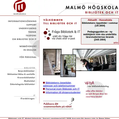Mau TV startsida 2005