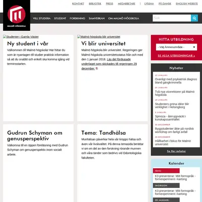Mau TV startsida 2017