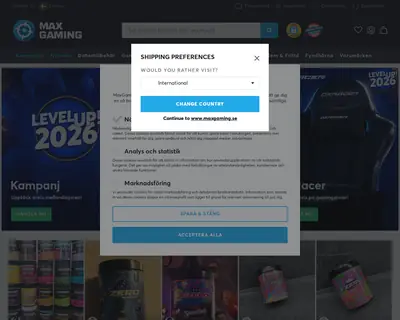 M3 Gaming startsida 2026