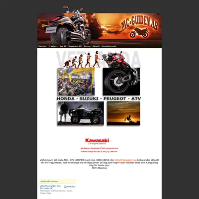 MotorcykelGuiden (MCguiden) startsida 2011