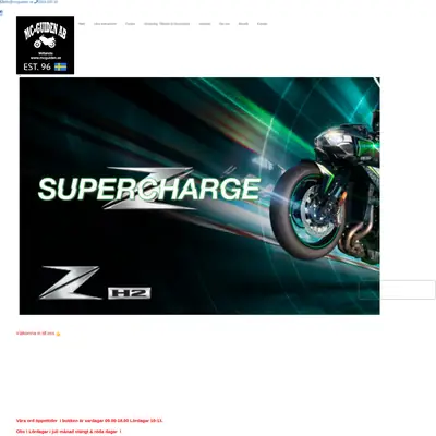 MotorcykelGuiden (MCguiden) startsida 2025