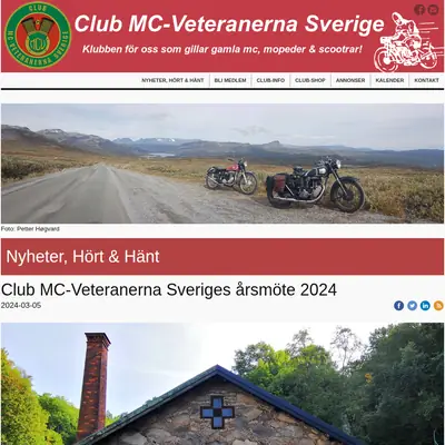 MC VETERANEN startsida 2024