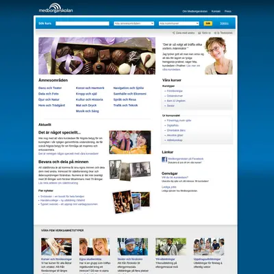 MM Medborgarskolan magasin startsida 2011