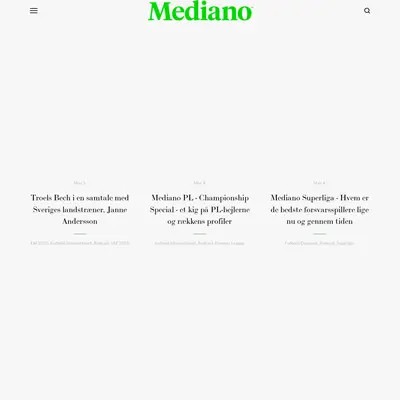 Mediano TV startsida 2020