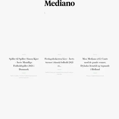 Mediano TV startsida 2022