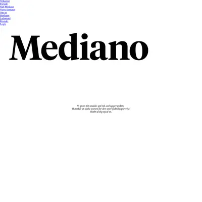 Mediano TV startsida 2026