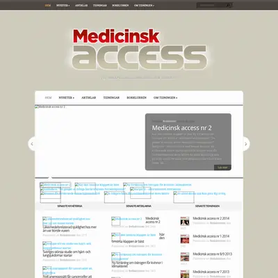 Medicinsk Access startsida 2014