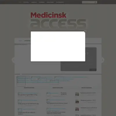 Medicinsk Access startsida 2015