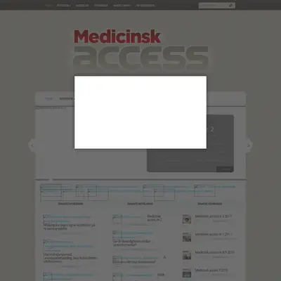 Medicinsk Access startsida 2017