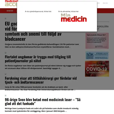 Medicinsk Access startsida 2024