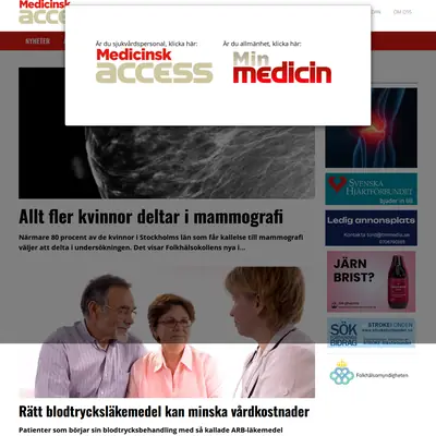 Medicinsk Access startsida 2026