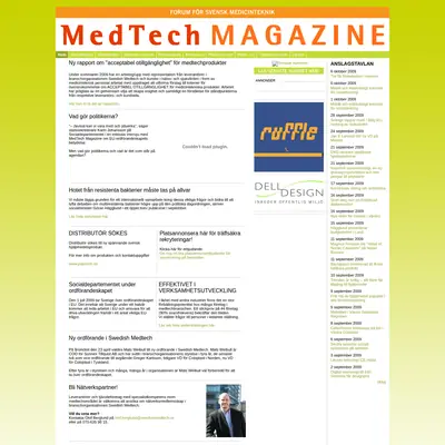 LabTech Magazine startsida 2009