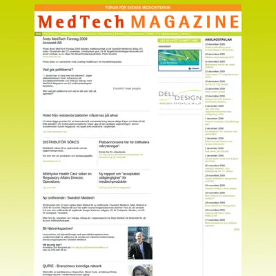 LabTech Magazine startsida 2010