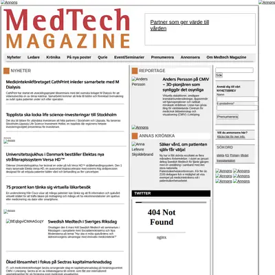 LabTech Magazine startsida 2013