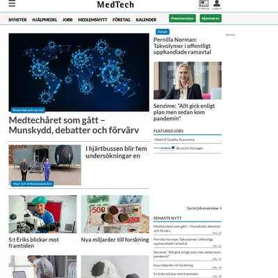 LabTech Magazine startsida 2021