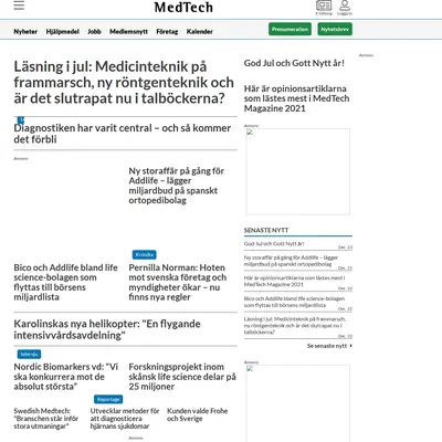 LabTech Magazine startsida 2022