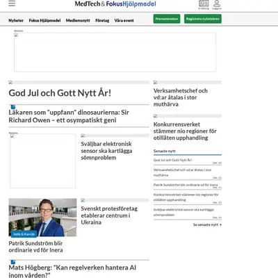LabTech Magazine startsida 2024