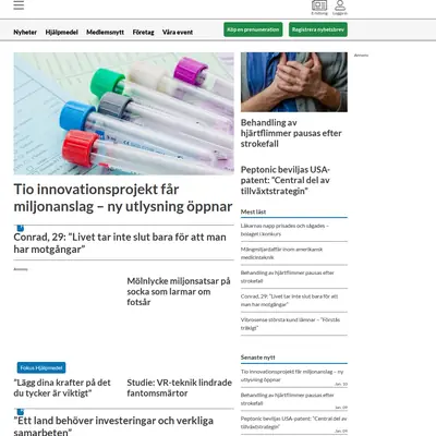 LabTech Magazine startsida 2025