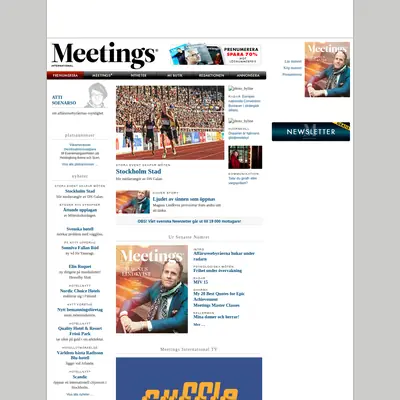 Meetings International startsida 2015