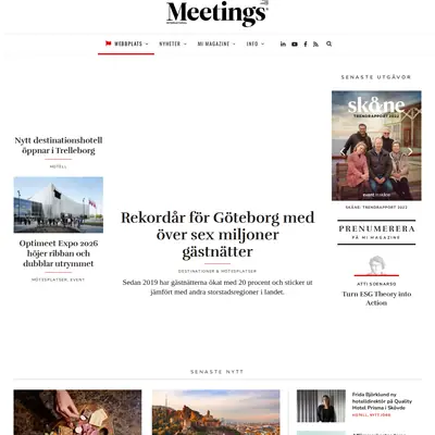 Meetings International startsida 2026