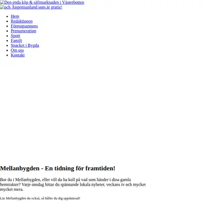 mellanbygden.nu startsida 2013