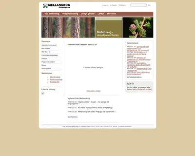 Med Mellanskog startsida 2007
