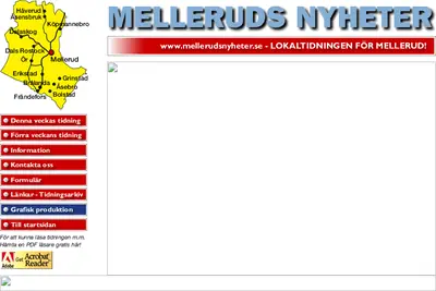 MELLERUDS NYHETER startsida 2004