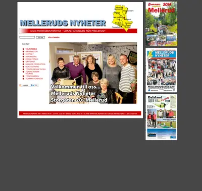 MELLERUDS NYHETER startsida 2015