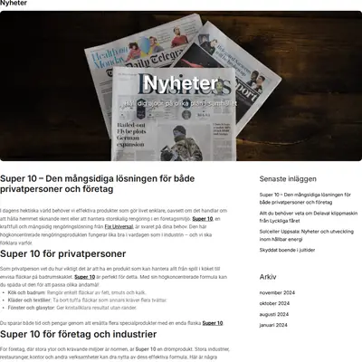MENA Tidningen www.menatidningen.se startsida 2025