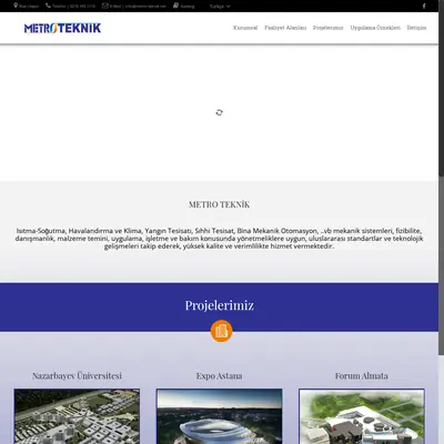 METRO TEKNIK startsida 2019