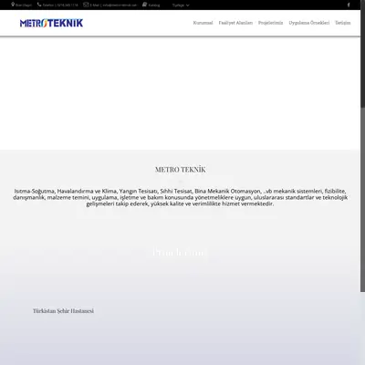 METRO TEKNIK startsida 2022