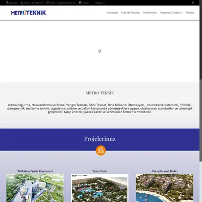 METRO TEKNIK startsida 2025