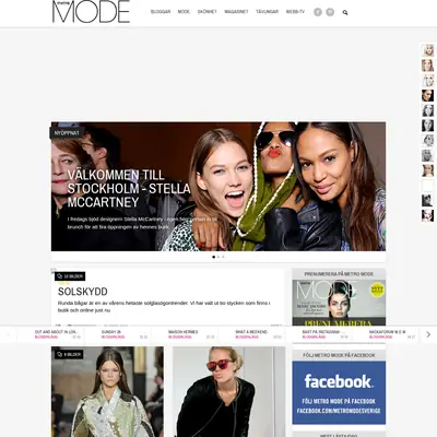 www.metromode.se startsida 2013